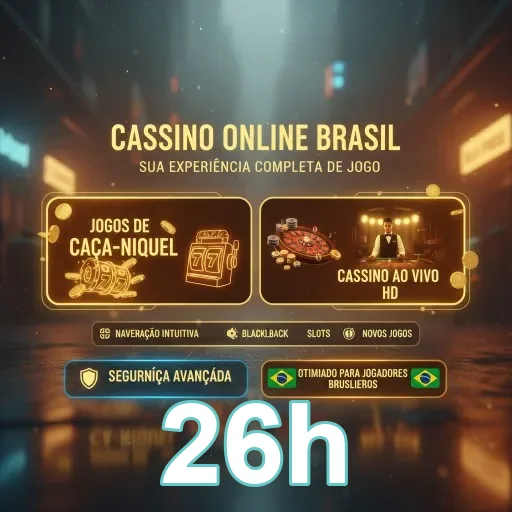 Ilustração de Experimente a segurança da 26h em cada jogada