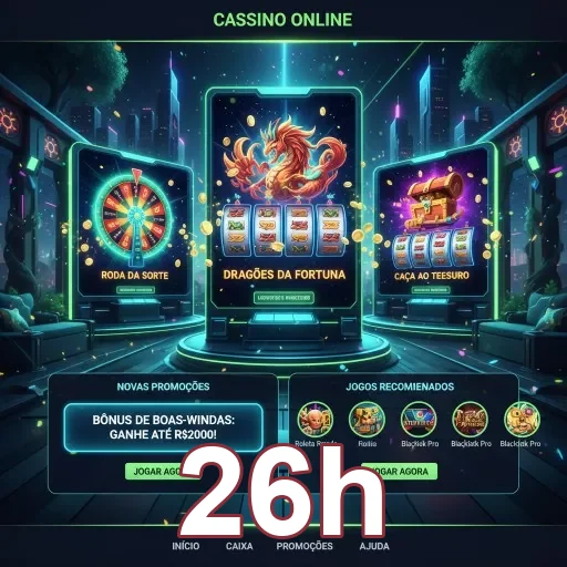 Benefícios exclusivos para apostadores - 26h